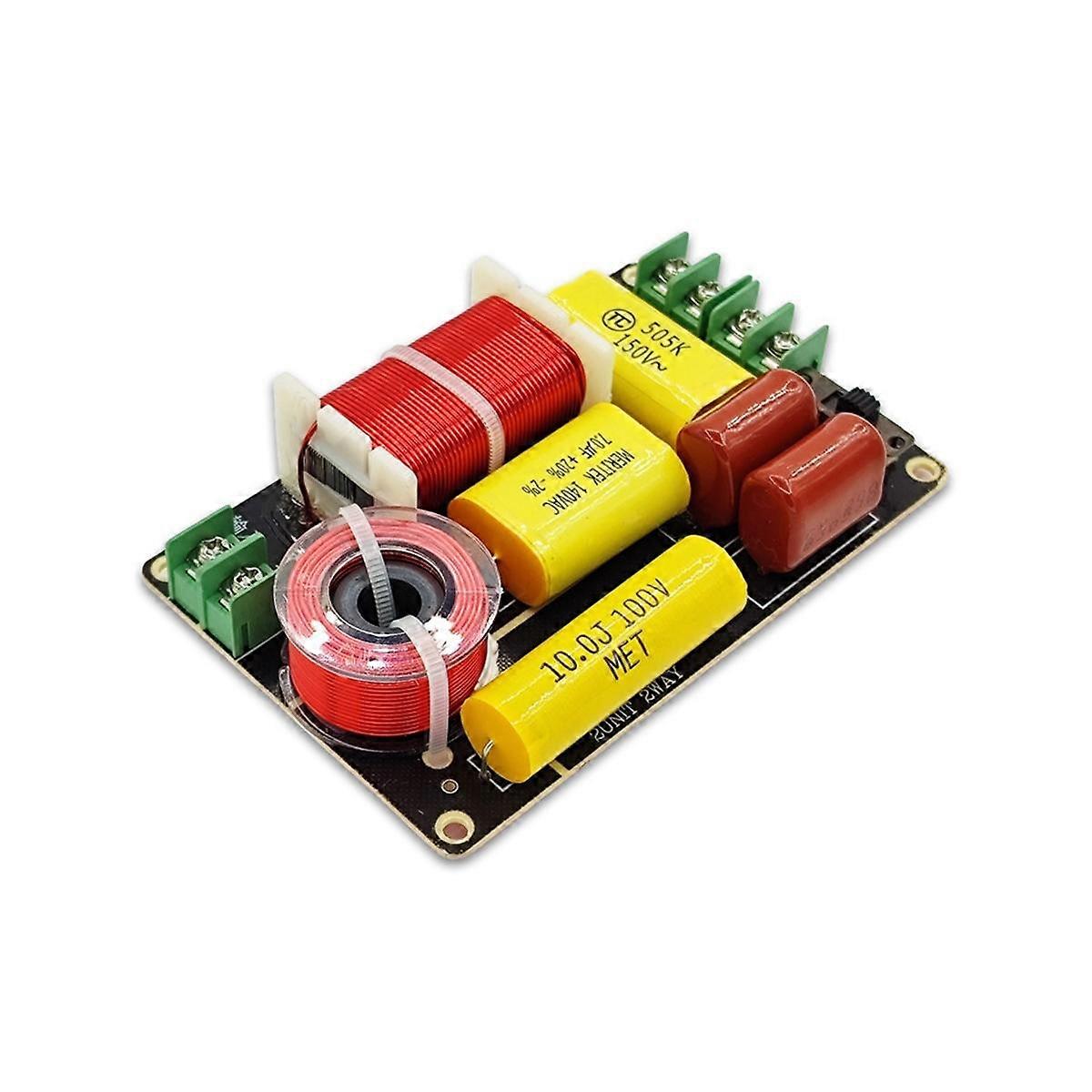2Pcs WEAH-250 250W 2 Way Frequency Divider Tweeter Bass Crossover Filter DIY Speaker Filter Circuit