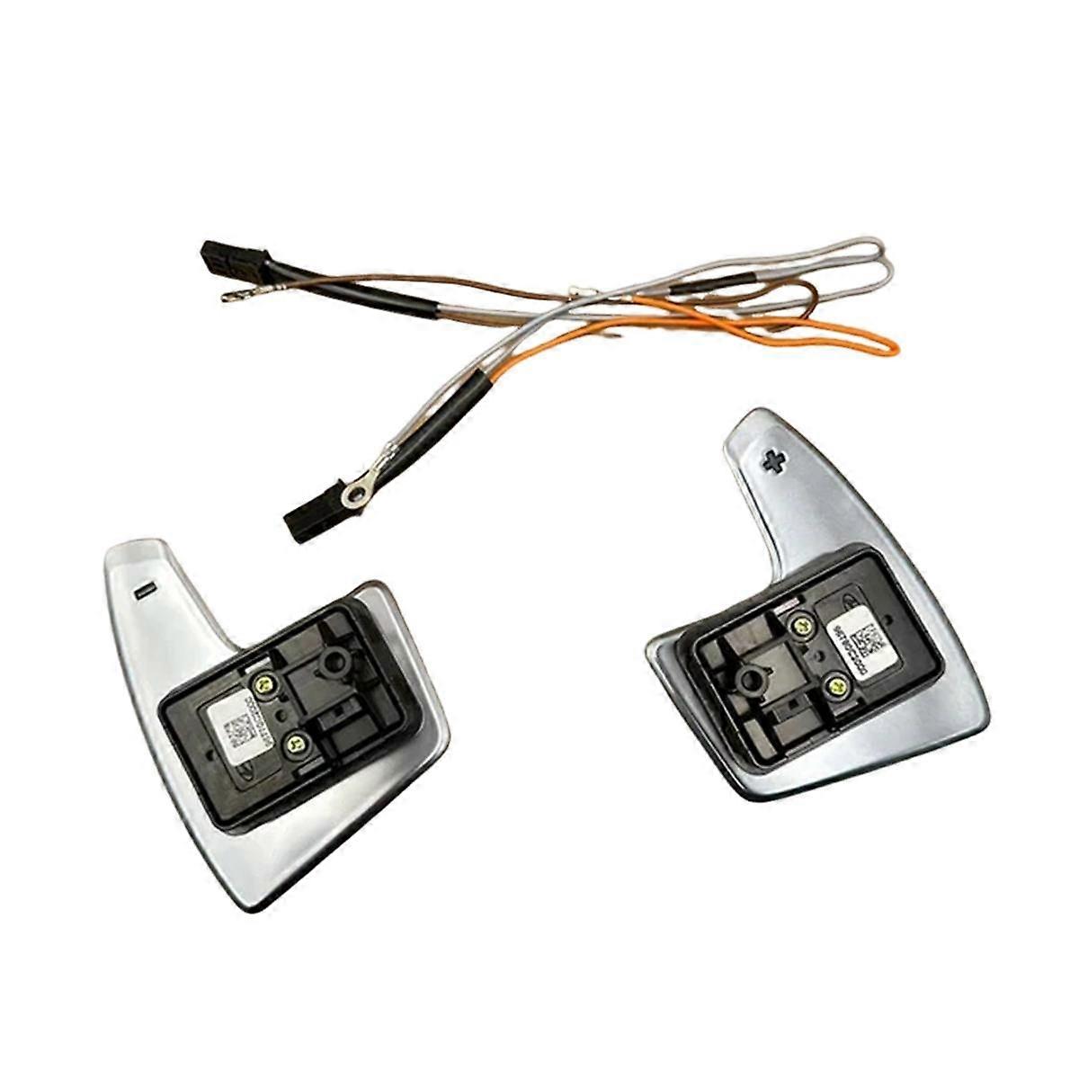 1Pair Car Steering Wheel Paddle Shift Switch with Harness 96770-F2000 96780-F2000 for 2017-2019 Ava
