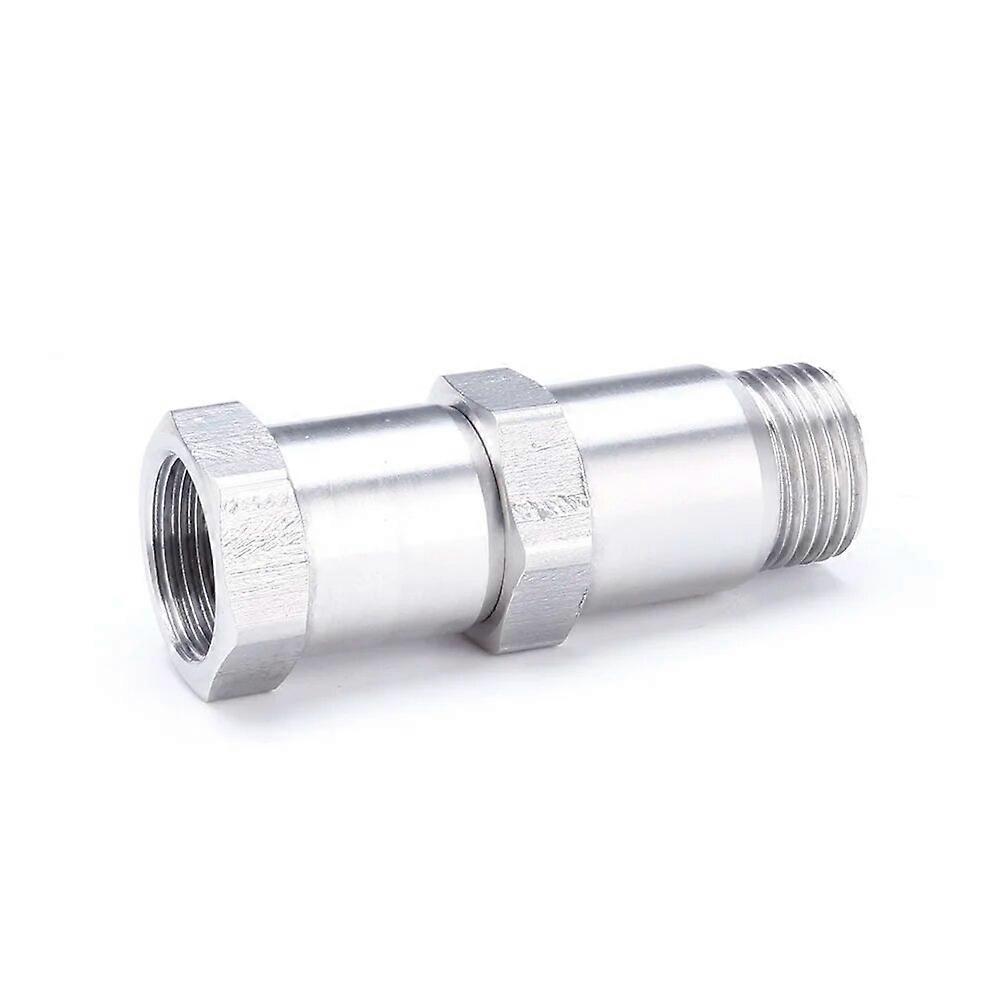 1 Pcs 304 Stainless Steel M18 X 1.5 Bung Thread O2 Oxygen Sensor Test Pipe Extension Extender Adapter Spacer