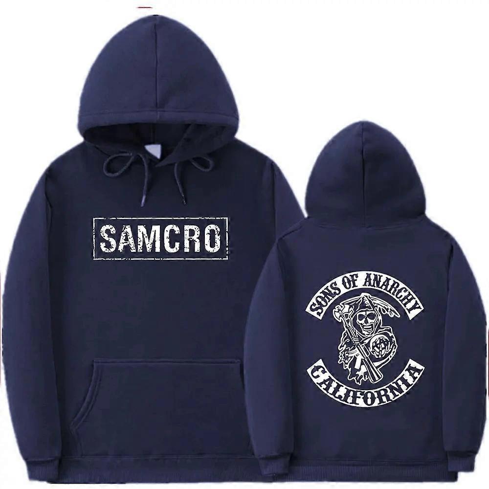 Anarchy SAMCRO unisex double-sided stampato felpa con cappuccio, felpa con cappuccio, design del marchio di moda