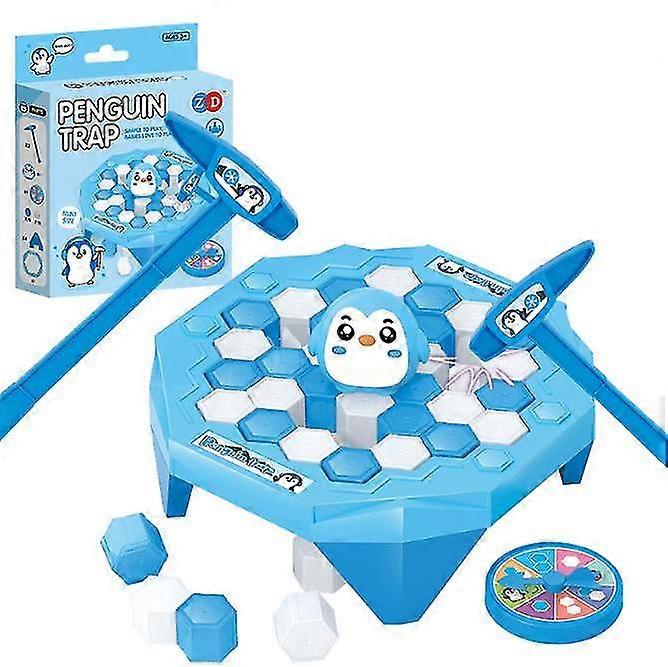Mini Table Games Ice Cubes Save Penguin Icebreaker Beating Toys