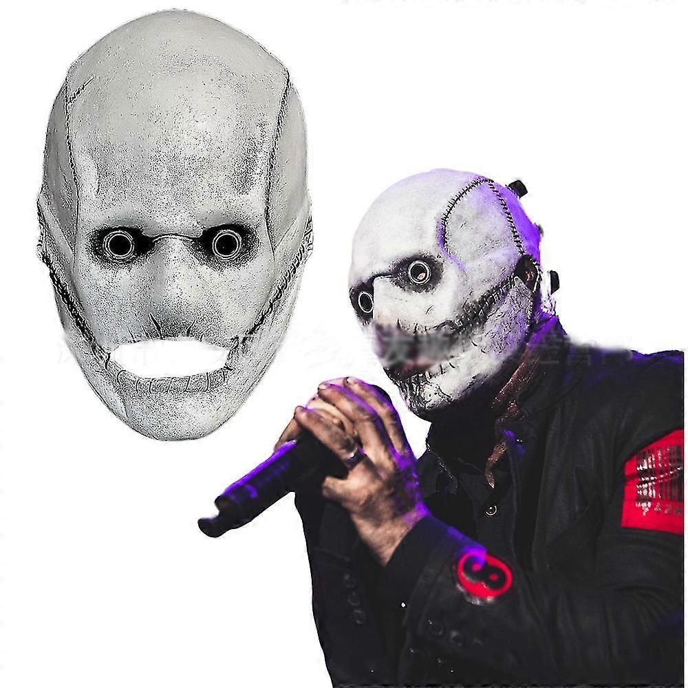 حفلة هالوين واقعية الدعائم لوازم Slipknot كوري تايلور قناع دي جي تأثيري الرعب اللاتكس أقنعة طويلة / قصيرة الهدايا (FPK11)