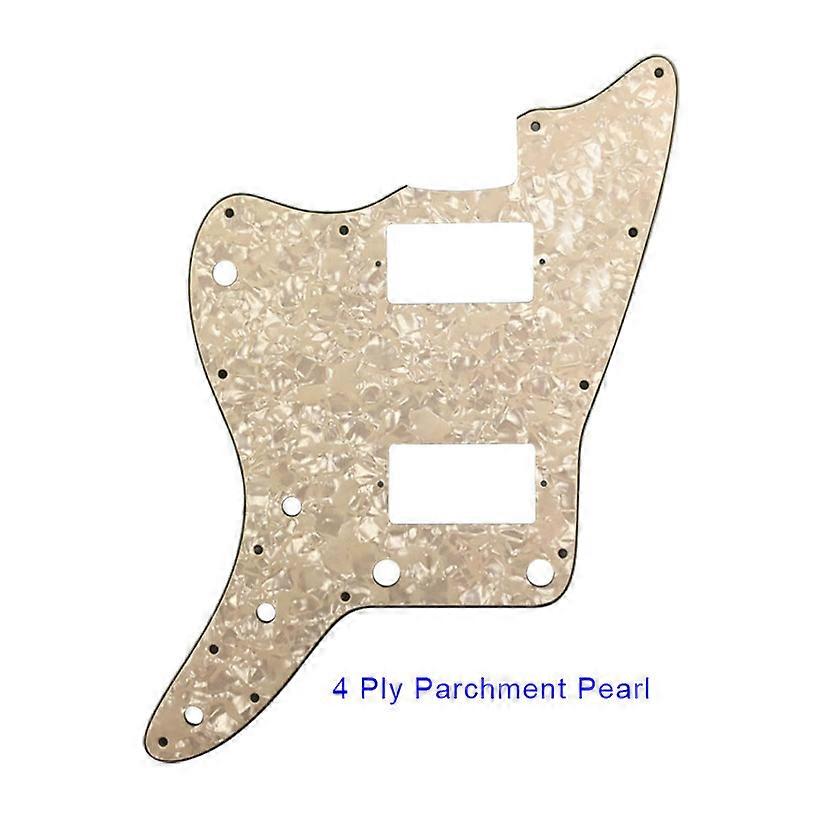13 skrutiek s otvormi Ľavák Jazzmaster Elektrická gitara Pickguard s PAF Humbucker snímačmi Výmena Žiadne horné ovládacie prvky