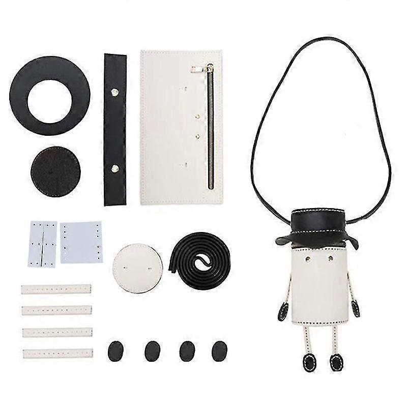 Mini válec Taška Na výrobu Materiálů Balíček Šití Diy Kožená Taška Materiály