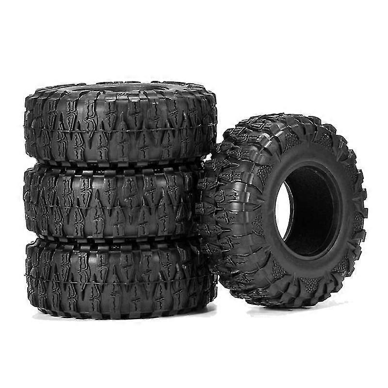4Pcs 2.2 Inch Rubber Tyre 2.2 Wheel Tires for 1/10 Rc Crawler Scx10 2.2 Wheel