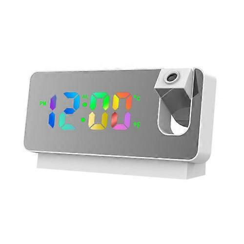 LED Smart Digital Alarm Clock Proiezione Temperatura Proiettore LCD Display Time