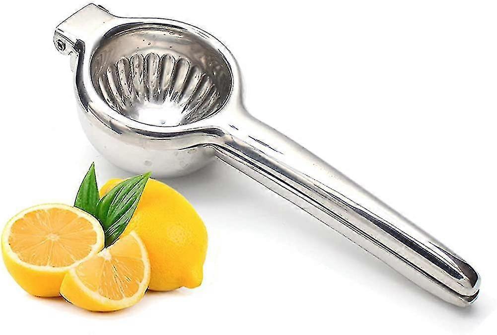 Lemon Squeezer,2-In-1 Double Layer Metal Manual Lemon Squeezer Handheld Citrus