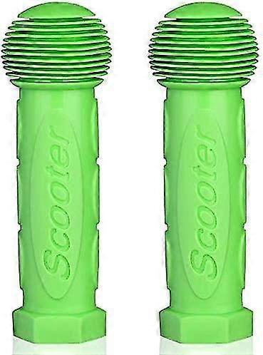 A Pair Rubber Scooter Handle replacement grip for Mini or Maxi Micro Scooter(green)