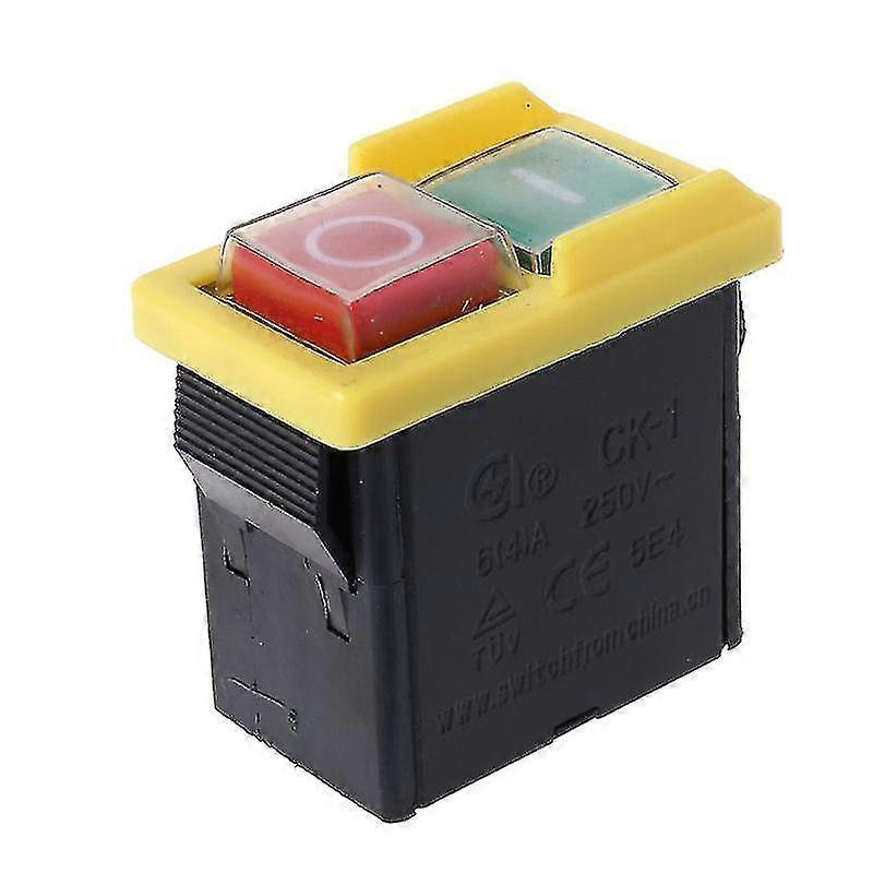 Ck-1 5e4 Ac250v Electromagnetic Switch Grinder/grinder Start-stop Magnetic Self-locking Button