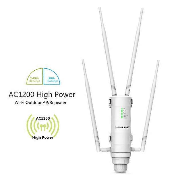 High Power AC1200/600/300 Outdoor Wireless WiFi Repeater AP/WiFi Router Dual Dand 2.4G+5Ghz Long Range Extender POE