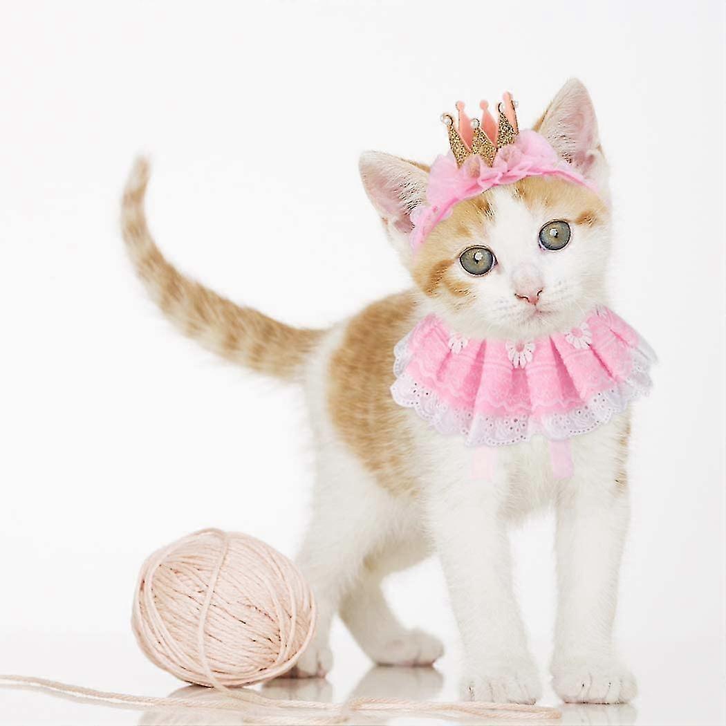 Cat bandana for cats, princess cat costumes for cats, cute lace