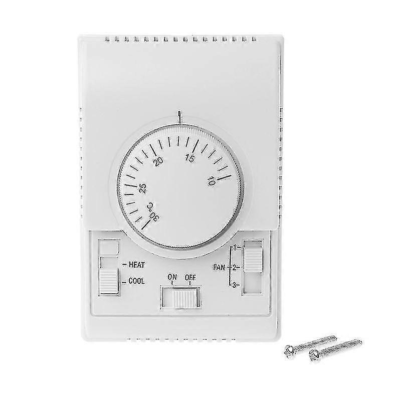 Manual Heating Cooling Thermostat Air Condition Temperature Control Switch
