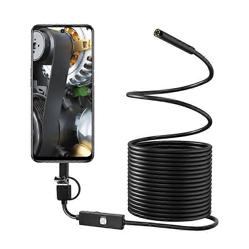 Industrial Endoscope Camera Borescope Inspectie HD Lens 3 In 1 Soft or Hard Wire USB IP67 Waterproof Smartphone Auto Repair