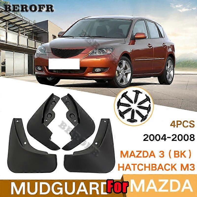 Exquisite car fenderSet Car Mud Flaps For Mazda 3 BN BM BK BP 2004-2008 2011-2021 Mudflaps Splash Guards Mud Flap Mudguards Fender 2005 2006 2007