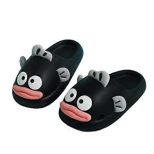 Joker Balık Kadınlar için Serin Terlik Yaz Baotou Sevimli Karikatür Kapalı Kalın Taban Kaymaz Terlik Kadınlar için Yaz Delik Ayakkabı Evde