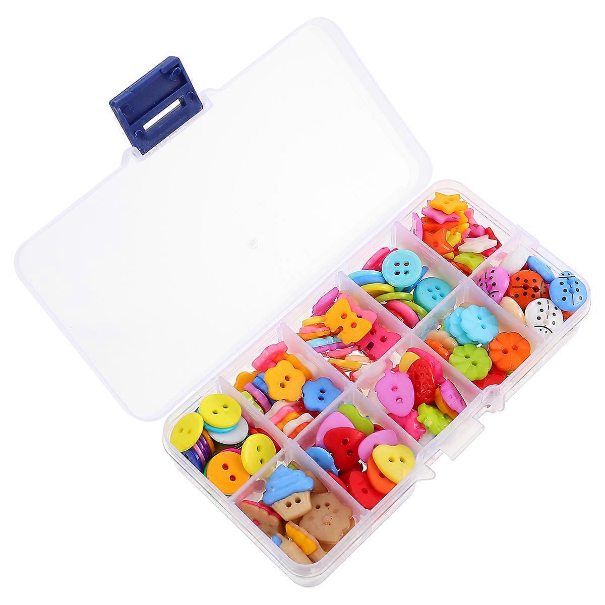 240 Pcs Animal Decor Clothe Sewing Buttons Flatback Buttons Chirtmas Decoration Resin Button