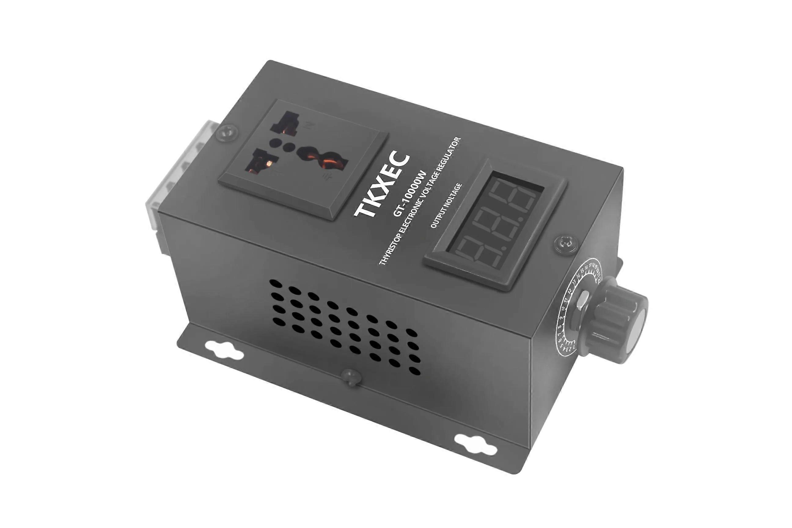 AC 220V 10000W SCR Electronic Voltage Regulator Temperature Speed Adjustable Power Supply Controller Dimming Dimmer Thermostat