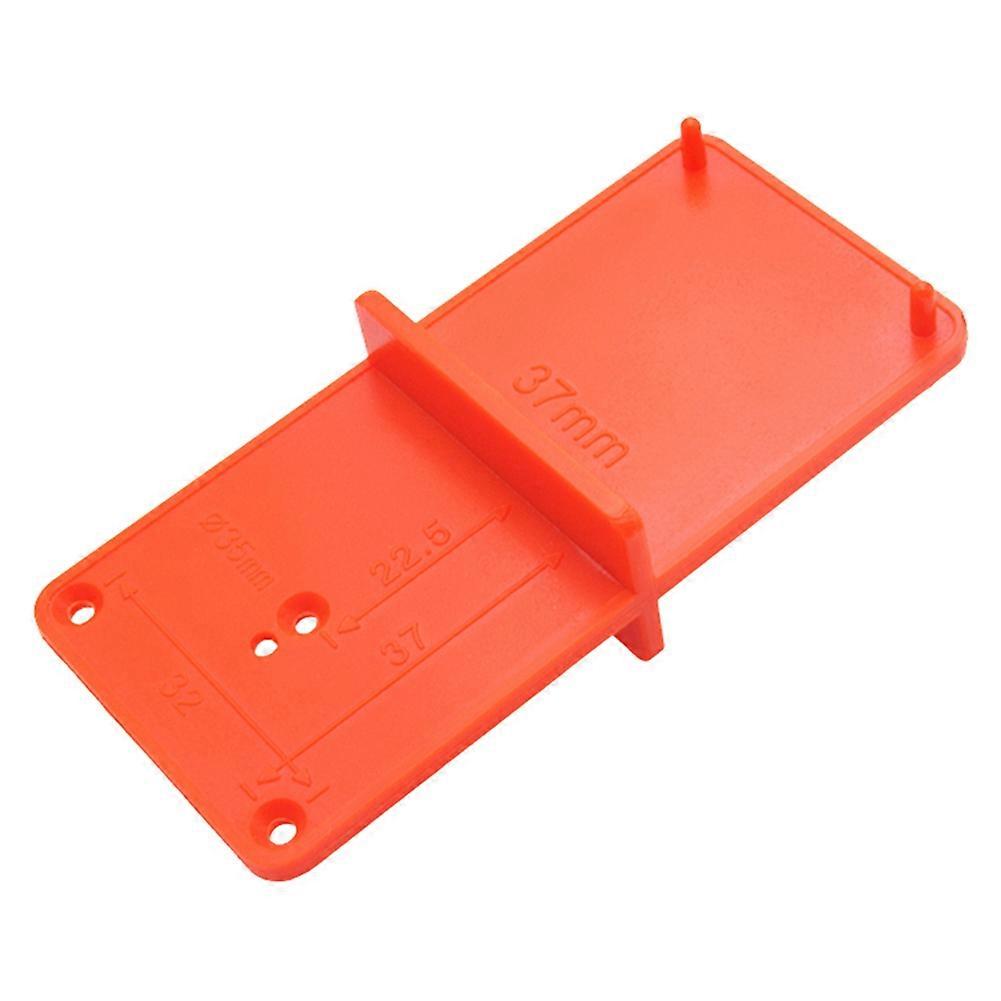 Hinge Hole Drilling Guide Locator Open Model Door Cabinet DIY Woodworking Tool QinHai