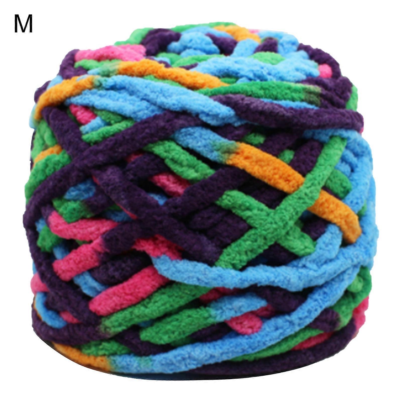 1 Roll 32M Yarn Wide Usage Reliable Polyester Comfortable Touch Universal Knitting Wool for Home mengxi
