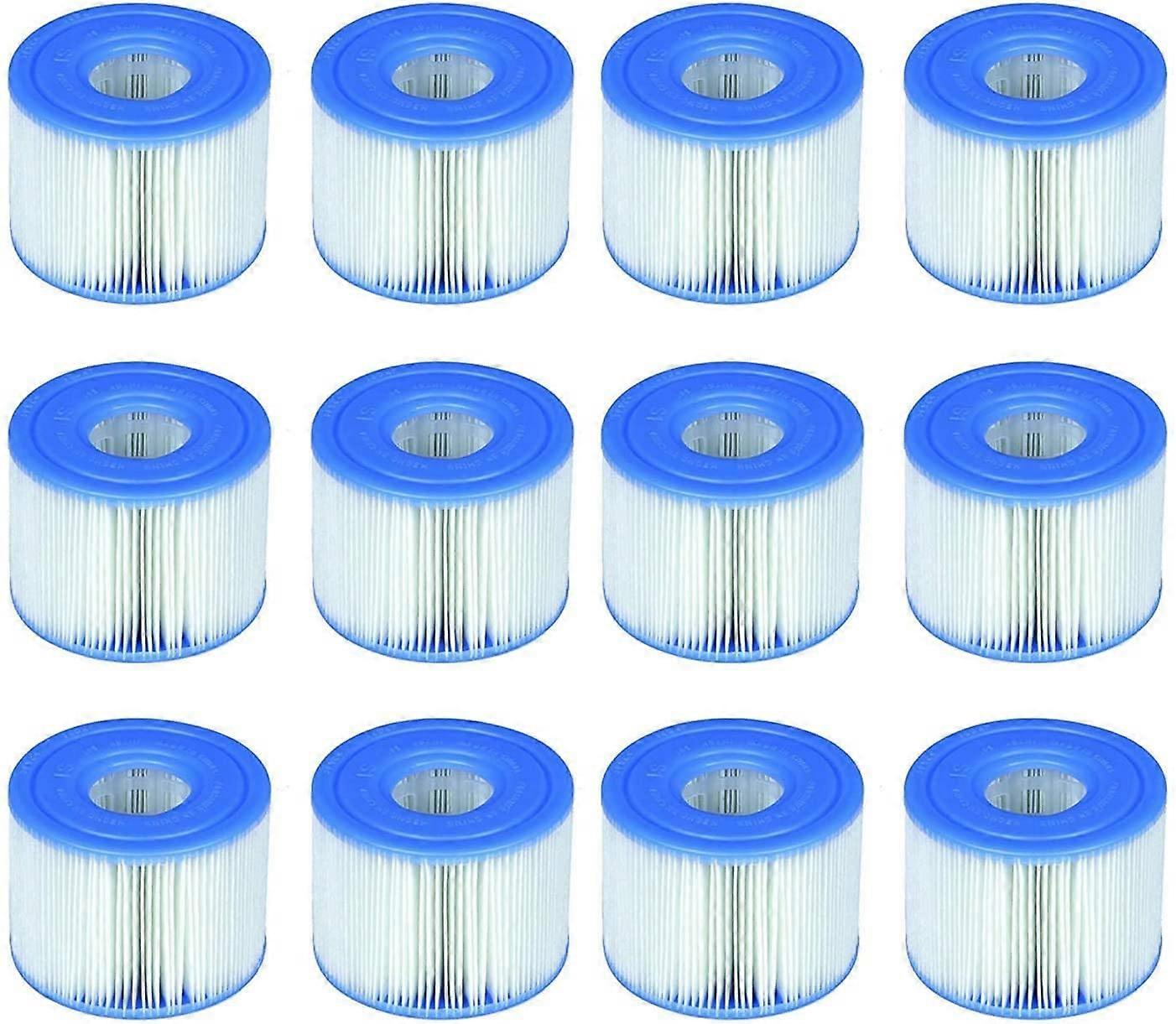 Typ S1 Filterkartusche für Intex PureSpa Whirlpool Modelle, 29001E, 12er Pack