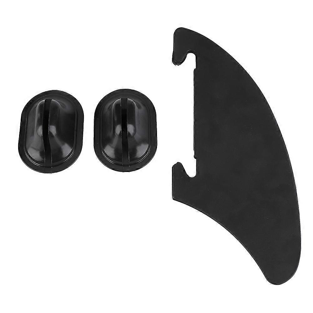 Kayak Skeg Tracking Fin Integral Fin Mounting Points Black Watershed