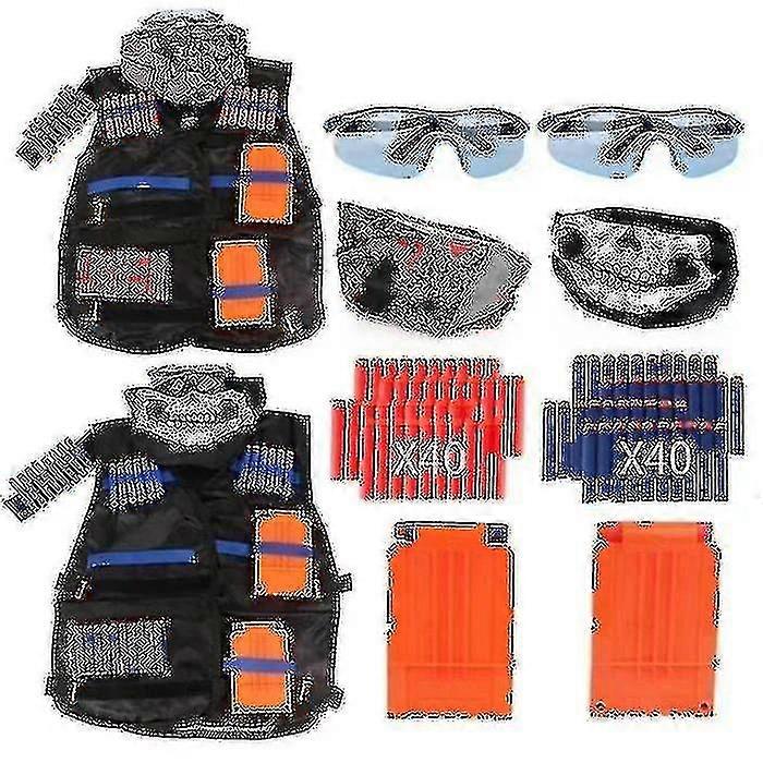 2Er Pack Taktische Weste Spielzeug Nerf Pistole N-Strike Elite