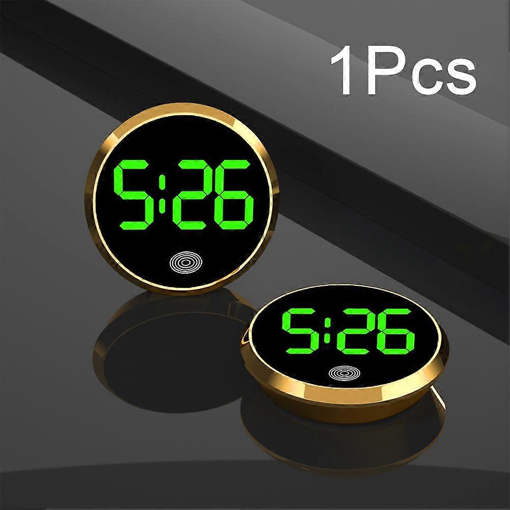Universal Fit Touch-Sensitive Car Clock Luminous Dashboard Accessory ABS Material