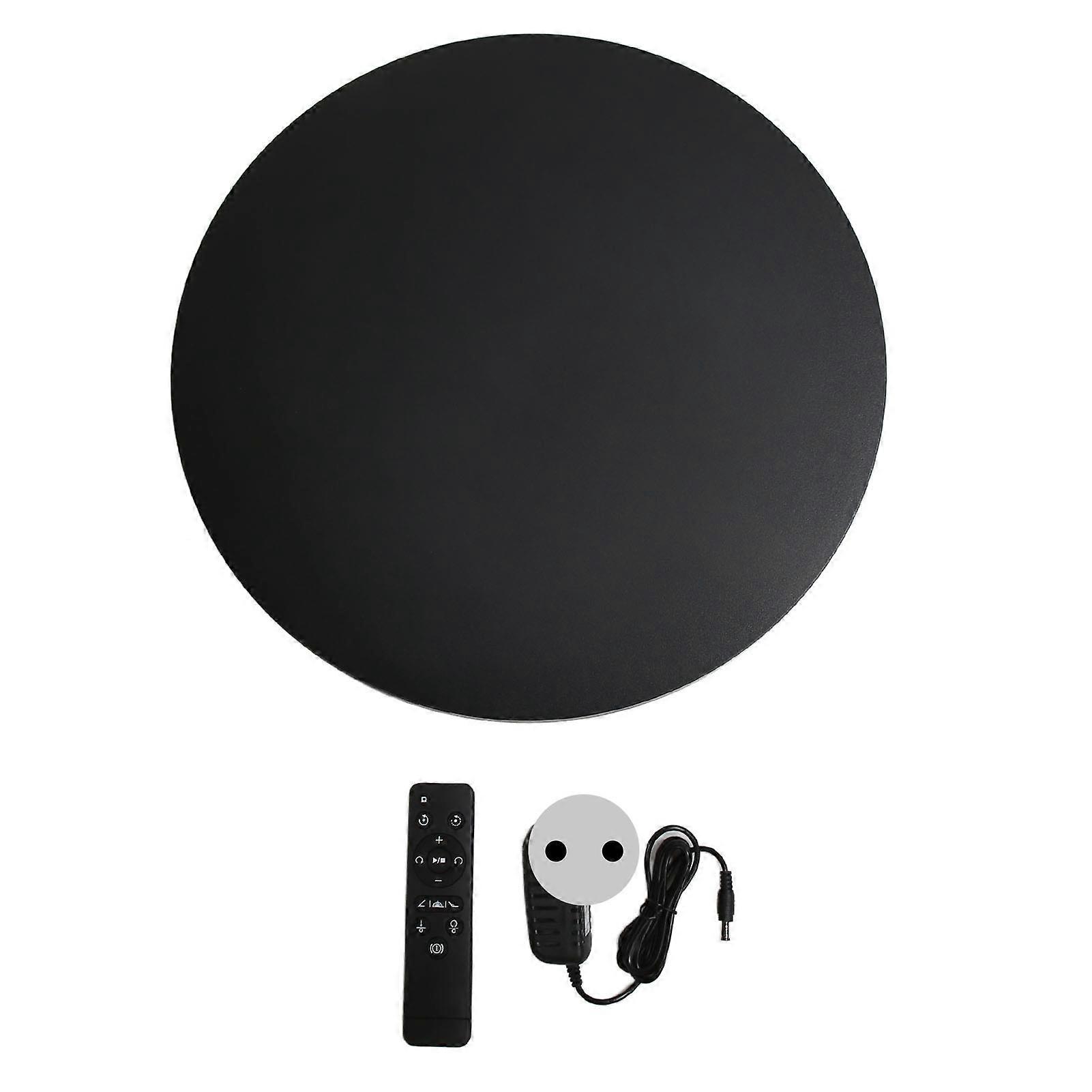 360° Rotating Display Stand 42cm Electric Turntable with Remote, 100kg Load, EU Plug