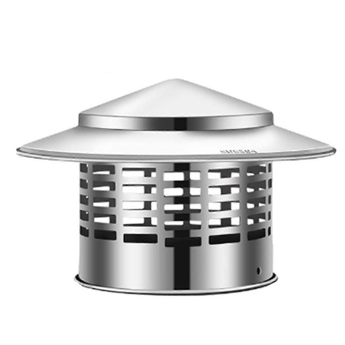 Comignolo rotondo Comignolo in acciaio inox Conico Top Conico con schermo Schermo camino esterno sul tetto