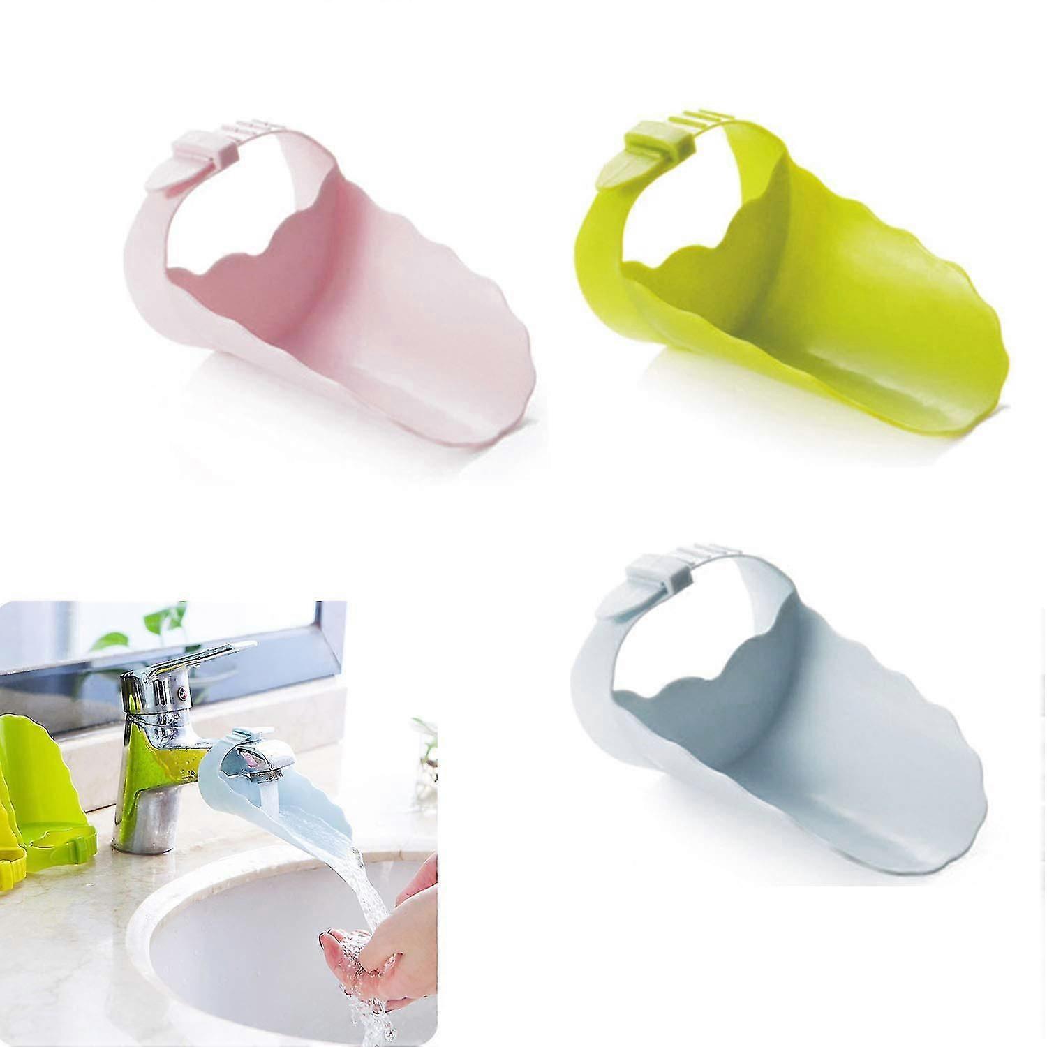 Faucet Extender For Kid, 3 Pa Sink Faucet Extender For Toddler Hand, Wash Helper Bathroom Sink For Babies And ldren Fun Hand-washing Solution,3522