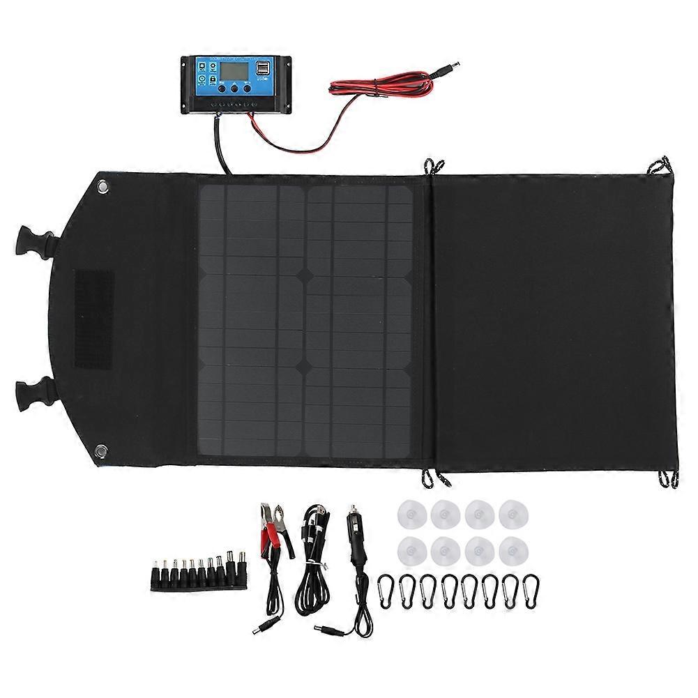 Solar Panels DC Output Foldable Waterproof for Charging Mobile Phones Laptops 60W 18V