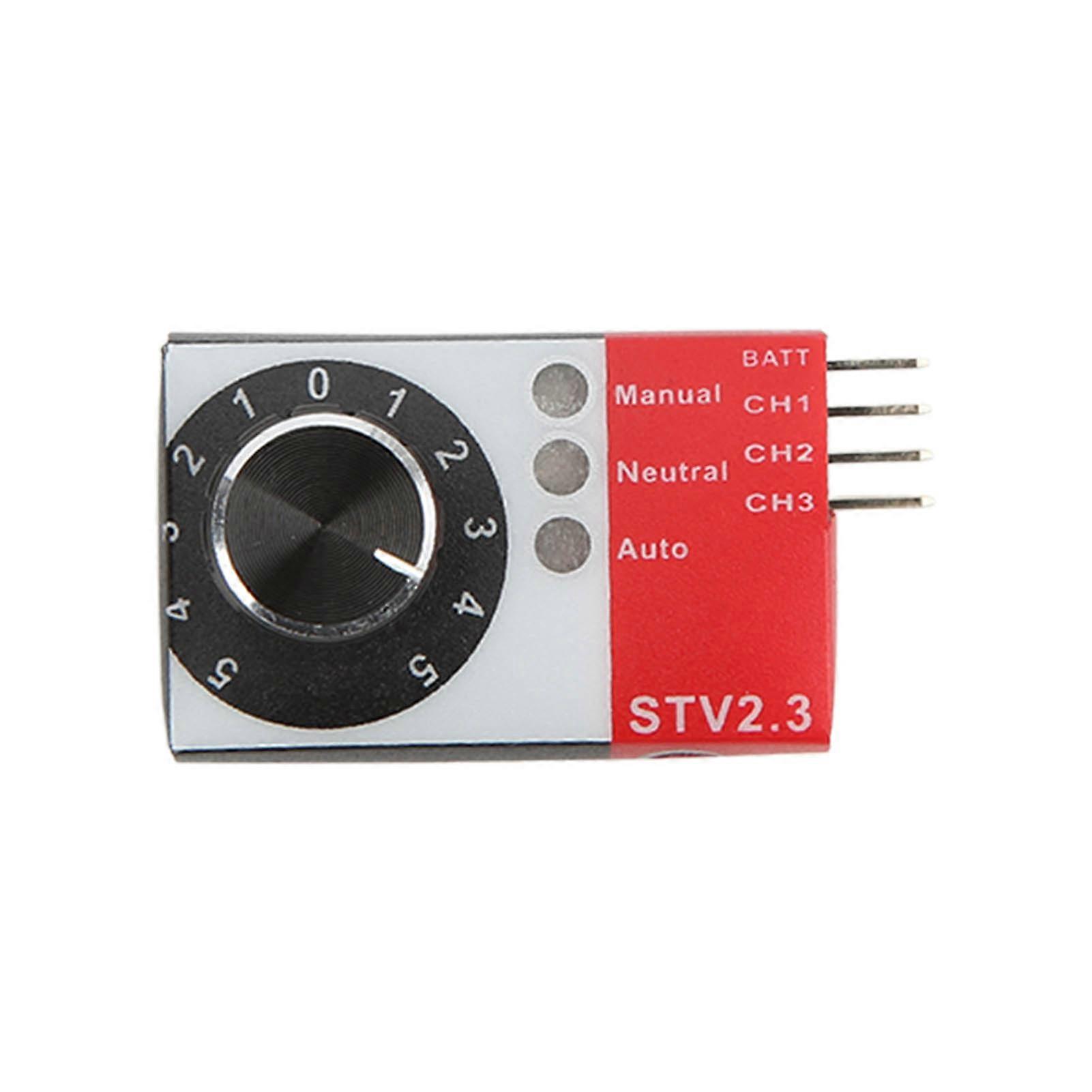 Servo Tester Mini RC Helicopter Servo Tester 4.8V-6.0V STV2.3 ESC Tester High Accuracy for Remote Control Model
