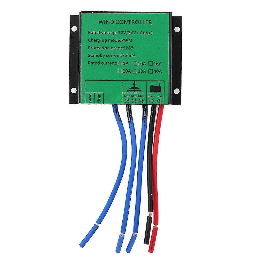12V/24V 300W Wind Turbine Generator AC Identification Charge Controller Regulator Waterproof