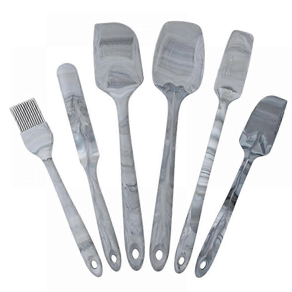 Kitchenware Baking Tools Cream Silicone Kitchenware Set of 9 Kitchen Utensils Cake Scraper Blade