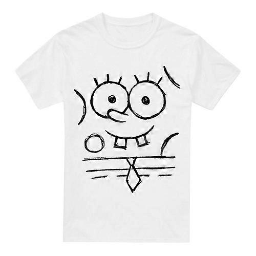 SpongeBob SquarePants Mens Sketch Smile T-Shirt