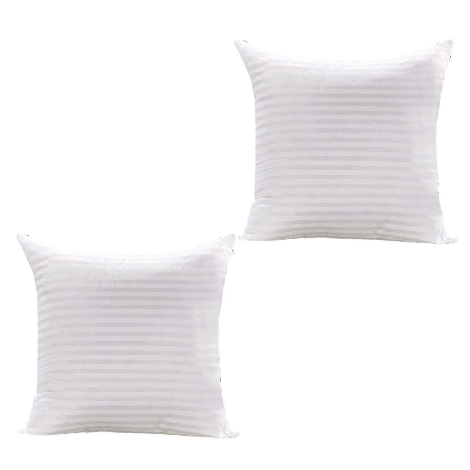 2 Pcs Throw Pillow Insert Indoor Decorative Pillow Couch Sofa Bed Decorative Cushion And Sham Down Alternative Filled Supportive Pillows