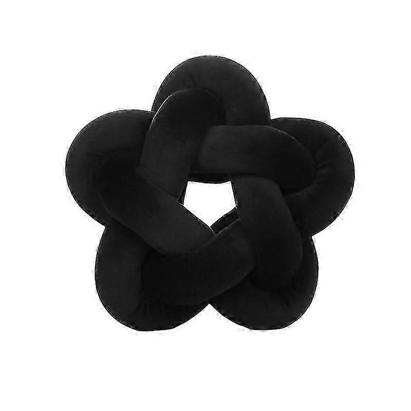 Back Cushion Nordic Style Ultra Soft Home Decor Solid Color INS DIY Hand Knot Star Shape Throw Pillo