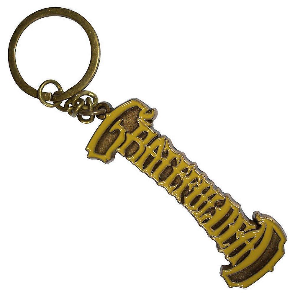 Grateful Dead Gold Logo Keyring Keychain