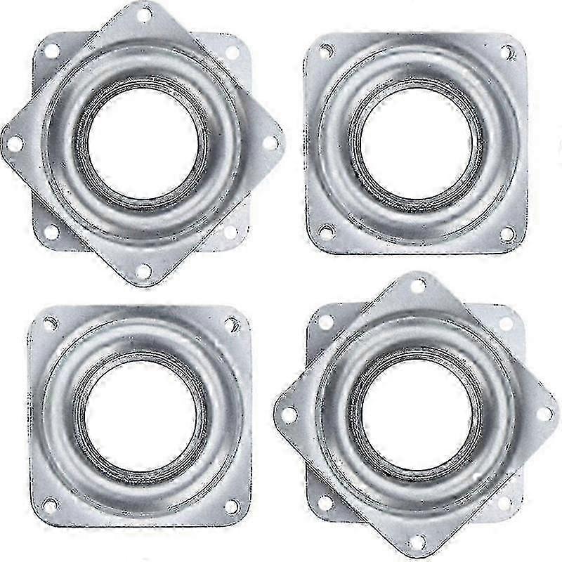 4 Pack 2 Inch Square Lazy Susan Turntable Bearings Heavy Duty Swivel Plate
