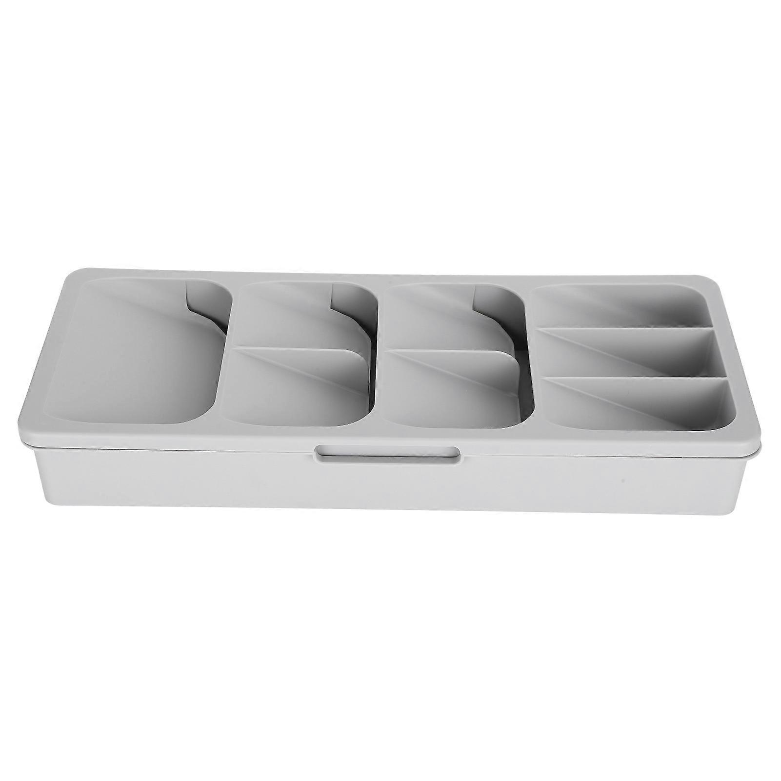 Kitchen cutlery storage box multi-layer spoon rack divider box knife and fork storage box