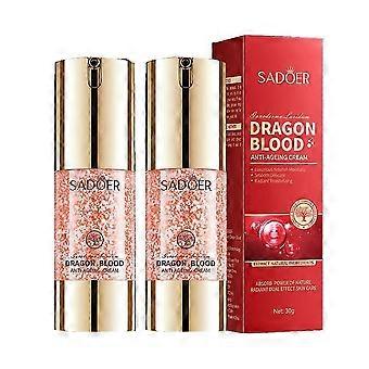 2 piezas de Ganoderma Dragon Blood Cream Rejuvenecimiento de la piel Reparación antienvejecimiento de la piel sin caras grasosas Ungüento de bálsamo de sangre de dragón