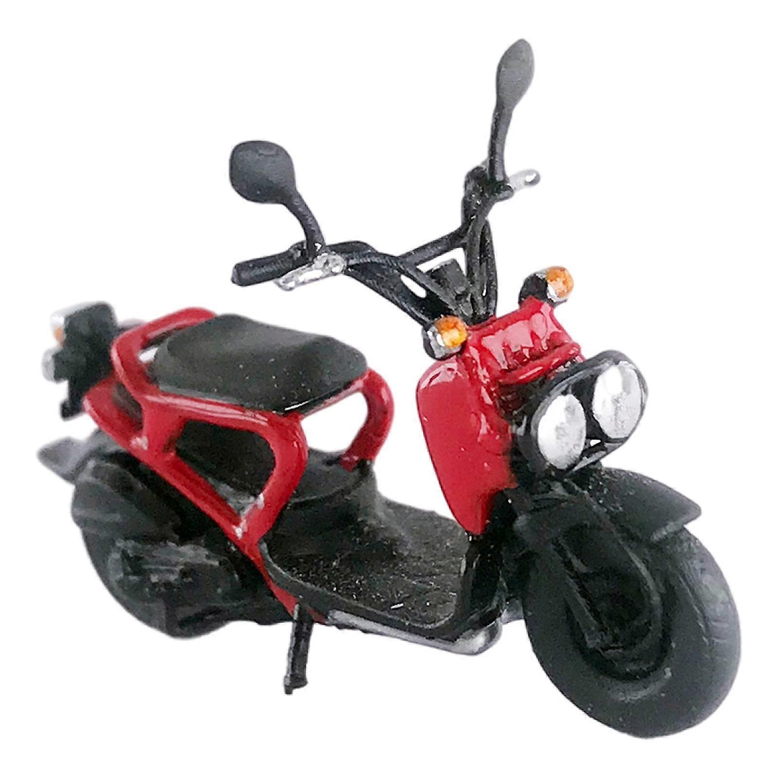 Simulation Retro Motorcycle Model 1:64 Scenes Decoration Model Toys for Table