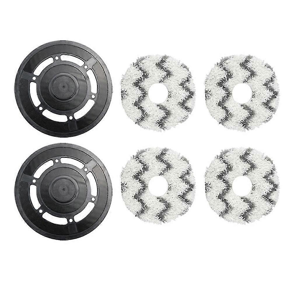 Deebot X1 Omni/Turbo Replacement Mop Cloth, 4pcs with Holder Accessories