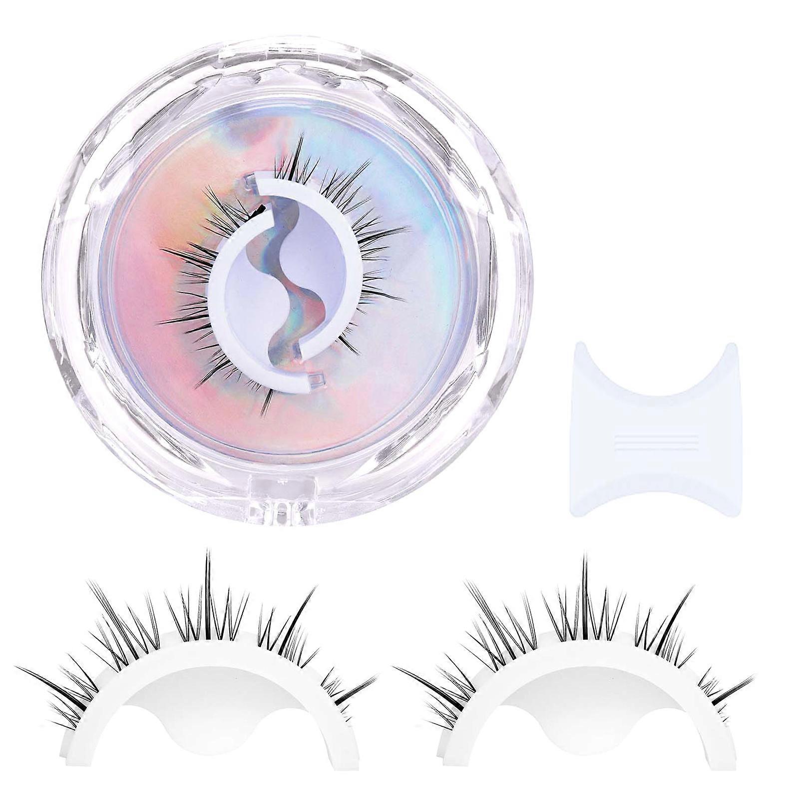Self Adhesive Eyelashes Reusable False Eyelashes Easy Makeup without Professional Techniques Required Easy to Use