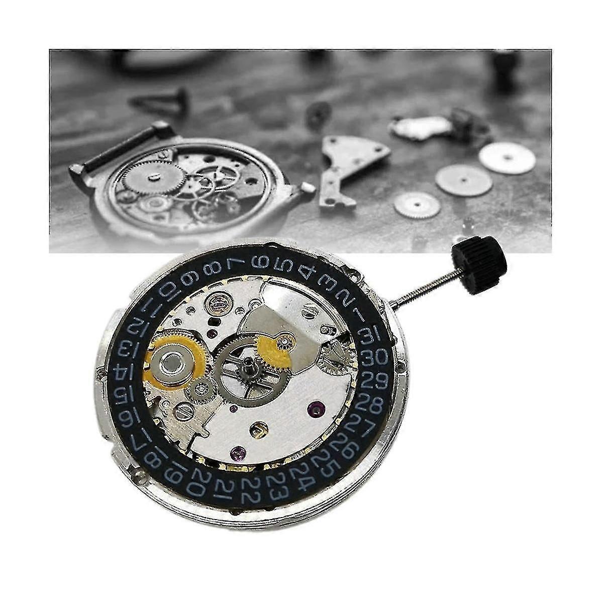 2824-2 Movement 2824 3 O'clock Black Calendar High-precision Automatic Mechanical Movement Replacem