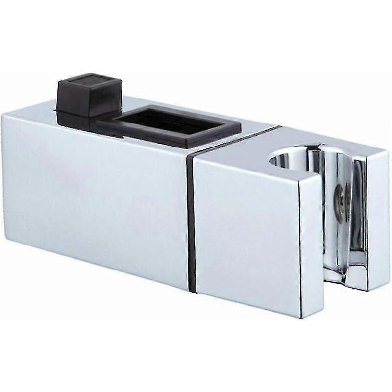 Shower Holder ABS Adjustable Replacement Hand Chrome Slider Bracket for Bathroom Square 30X15mm