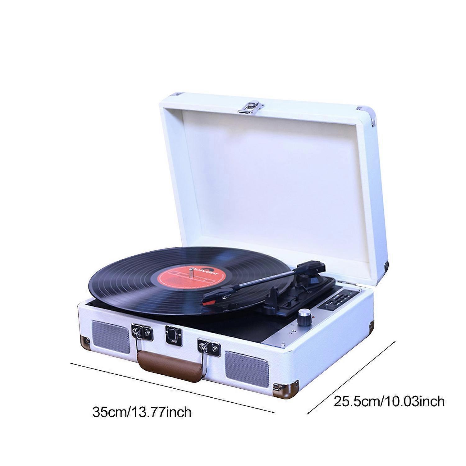 MZL-P01 Record Player Vinyl Records LP Turntable Compatible with 7/10/12-inch Vinyl Records 33⅓/45/7