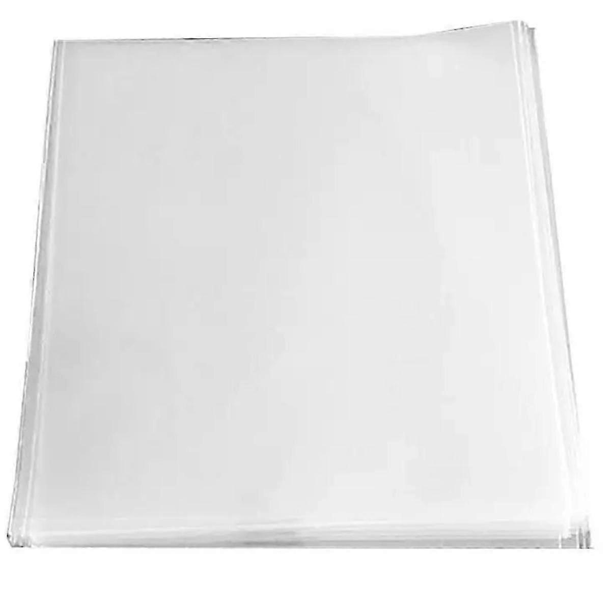 Transparent Vinyl Record Outer Bag CD Protection Bag Square Bag Record Sleeve Flat Mouth Outer Bag