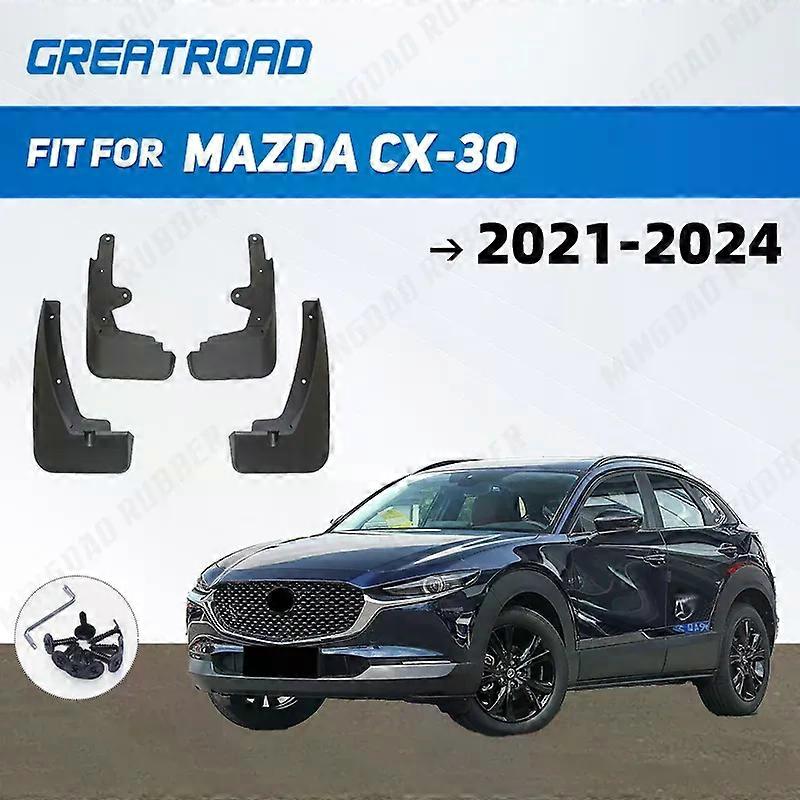 For Mazda CX-30 2021 2022 2023 2024 Fender Mudflaps Splash Guards Mudguards Mud Flaps car Accessories