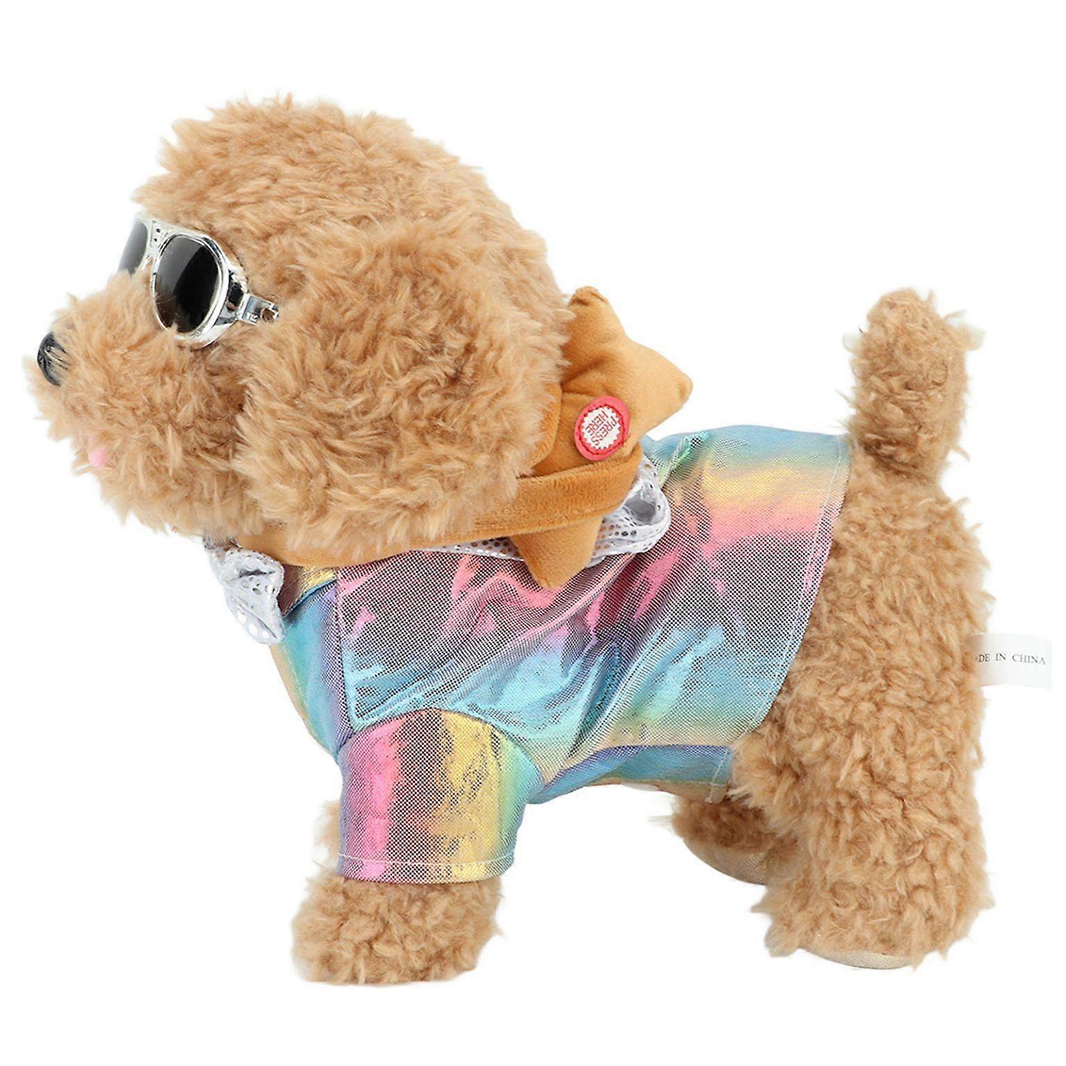 Interactive Singing & Walking Electronic Dog Toy with Wagging Tail - Cute and Engaging!